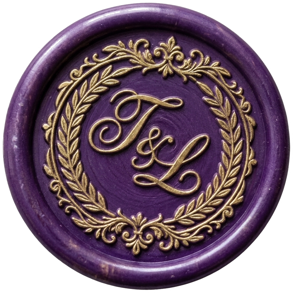 Terrence & Lina Wax Seal Monogram